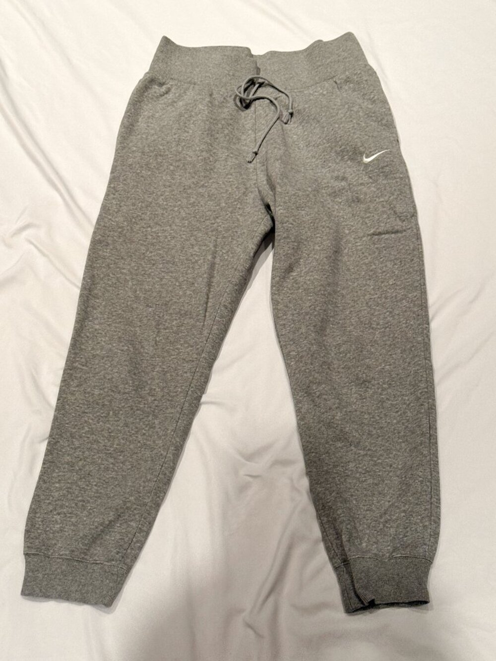 Nike Women’s Phoenix Fleece High-Waisted Joggers Gray L DQ5688-063